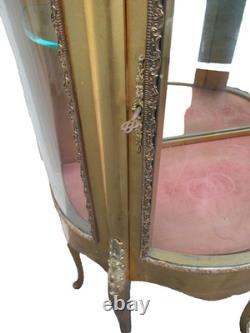 62511 Gold Decorator Curio Cabinet Etergie China Cabinet