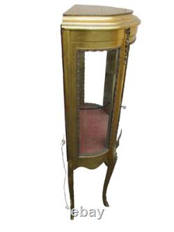 62511 Gold Decorator Curio Cabinet Etergie China Cabinet