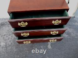 62853 Mahogany Silverware Chest Jewelry Cabinet