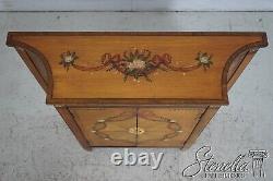 63207EC Adams Paint Decorated 2 Door Console Cabinet Commode