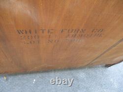 63594 White Furniture Curio China Cabinet Bookcase Wardrobe