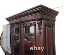 63752 Mahogany 2 pc. China Cabinet Curio Bookcase