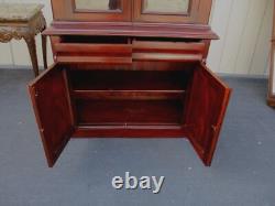 63752 Mahogany 2 pc. China Cabinet Curio Bookcase