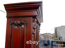 63752 Mahogany 2 pc. China Cabinet Curio Bookcase