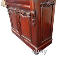 63752 Mahogany 2 pc. China Cabinet Curio Bookcase
