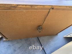 64540 Bow Glass Credenza Curio Cabinet
