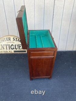 64750 Oriental Mahogany Silverware Chest