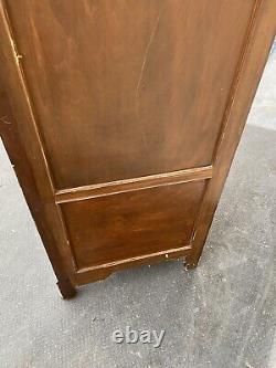 65175 Antique Mahogany Corner China Cabinet Curio