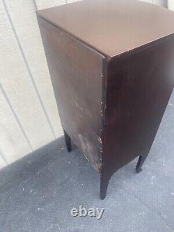 65439 Inlaid Mahogany Sheet Music Cabinet