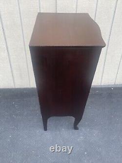 65439 Inlaid Mahogany Sheet Music Cabinet