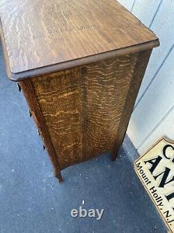 65931 Antique Victorian Victrola Cylinder Record Cabinet Storage Chest