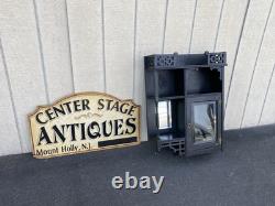 65976 Antique Victorian Whatnot Wall Shelf Curio Display Cabinet Bookcase