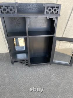 65976 Antique Victorian Whatnot Wall Shelf Curio Display Cabinet Bookcase