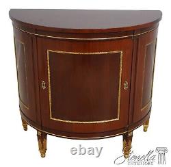 67033 KINDEL Neoclassical Mahogany Demilune Console Cabinet