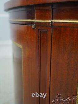 67033 KINDEL Neoclassical Mahogany Demilune Console Cabinet