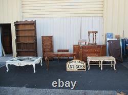 67132 Antique Victorian Mahogany Corner China Cabinet Curio