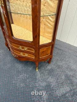 67357 Exquisite Louis XV Style Curio Cabinet with Glass Shelves