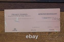 67608 HENKEL HARRIS Breakfront Bar Mahogany Bookcase