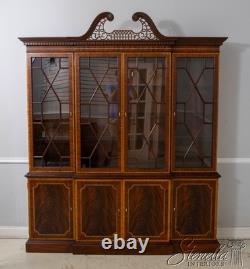 70176 COUNCILL CRAFTSMEN Large 4 Door Mahogany Breakfront Bookcase