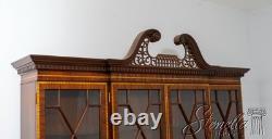 70176 COUNCILL CRAFTSMEN Large 4 Door Mahogany Breakfront Bookcase