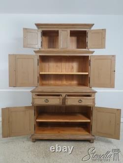 70896 WOODLAND Large Country Distressed Painted Cabinet