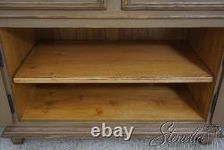 70896 WOODLAND Large Country Distressed Painted Cabinet