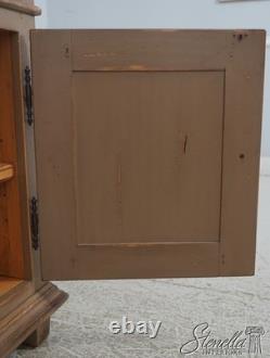 70896 WOODLAND Large Country Distressed Painted Cabinet