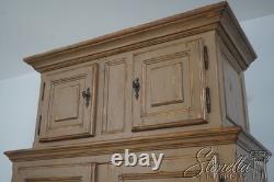 70896 WOODLAND Large Country Distressed Painted Cabinet