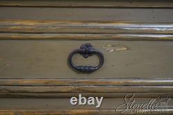 70896 WOODLAND Large Country Distressed Painted Cabinet