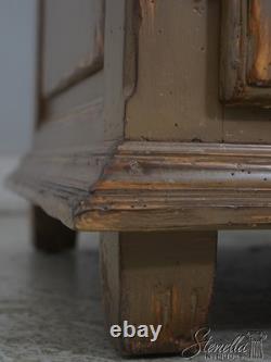 70896 WOODLAND Large Country Distressed Painted Cabinet