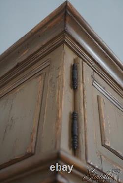 70896 WOODLAND Large Country Distressed Painted Cabinet