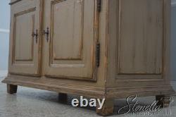 70896 WOODLAND Large Country Distressed Painted Cabinet