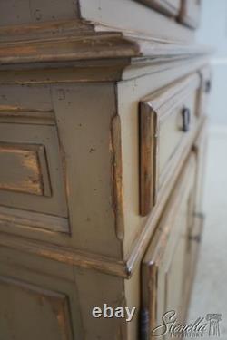 70896 WOODLAND Large Country Distressed Painted Cabinet