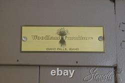 70896 WOODLAND Large Country Distressed Painted Cabinet