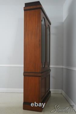 71600 BAKER Satinwood Neoclassical China Cabinet