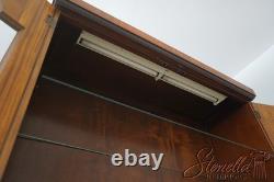 71600 BAKER Satinwood Neoclassical China Cabinet