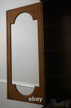 71600 BAKER Satinwood Neoclassical China Cabinet