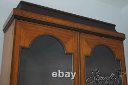 71600 BAKER Satinwood Neoclassical China Cabinet