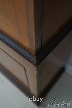 71600 BAKER Satinwood Neoclassical China Cabinet