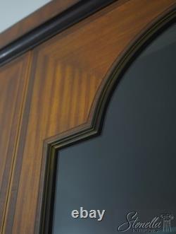 71600 BAKER Satinwood Neoclassical China Cabinet