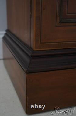 71600 BAKER Satinwood Neoclassical China Cabinet