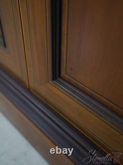 71600 BAKER Satinwood Neoclassical China Cabinet