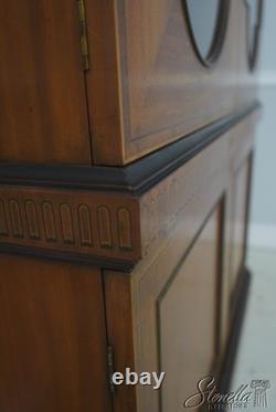 71600 BAKER Satinwood Neoclassical China Cabinet