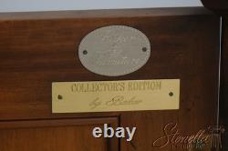 71600 BAKER Satinwood Neoclassical China Cabinet