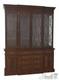 72078 Baker Mahogany 2 Piece Breakfront China Display Cabinet