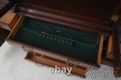 72078 BAKER Mahogany 2 Piece Breakfront China Display Cabinet