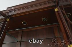 72078 BAKER Mahogany 2 Piece Breakfront China Display Cabinet