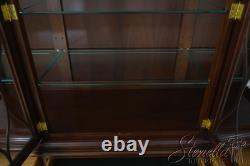 72078 BAKER Mahogany 2 Piece Breakfront China Display Cabinet