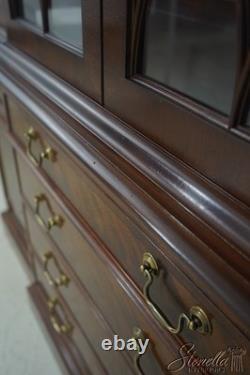 72078 BAKER Mahogany 2 Piece Breakfront China Display Cabinet