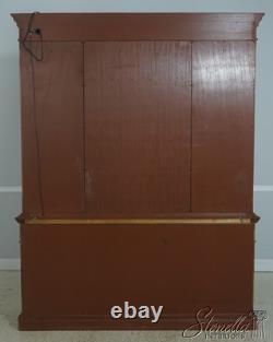 72078 BAKER Mahogany 2 Piece Breakfront China Display Cabinet